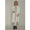 MaxMara Studio cappotto donna BCOLLAG Panna