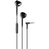 cellularline | VOICE CAPSULE | Auricolari a capsula con filo e microfono - Jack 3.5 mm - Colore Nero