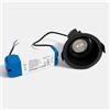 Faretto a LED 7W 2700K 36° Nero Orientabile