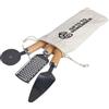 Set utensili da cucina in metallo e legno Sylvan personalizzate o neutre