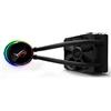 Asus ROG RYUO 120 Sistema di Raffreddamento per CPU All-In-One Liquid, Display OLED, Aura Sync RGB, 1 Ventola di Raffreddamento da 120 mm, Nero