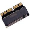 Jorkar M.2 NVMe to 12+16 pin SSD Adattatore per MacBook Air/MacBook Pro Retina 2013-2017, NVME/AHCI SSD Kit aggiornato per Macbook A1465 A1466 A1398 A1502