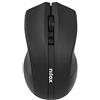 Nilox, Mouse Ottico Wireless 1600 Dpi, Ergonomico con 3 Dpi Regolabili, Ricezione Fino a 10 Metri, Compatibile con Windows, Mac e Linux, Nero