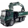 Amewi Mercedes-Benz Arocs Carrozza con ribaltabile RTR con batteria e telecomando verde