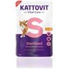 Kattovit vital care sterilised pollo e pesce busta 85gr