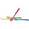 Nuby Set 4pz Cucchiai con Manico Lungo Colorati