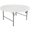 Verdelook Tavolo da Catering Tondo Pieghevole Ø150 cm