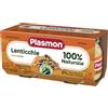 Plasmon Omogeneizzato Lenticchie e Carote 2x80g