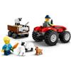 LEGO City Trattore Agricolo rosso con rimorchio e Pecore 60461