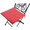 Verdelook Cuscino Antimacchia 40x40 cm - Rosso