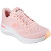 Skechers Arch Fit 2.0 Big League, Scarpe da Ginnastica Donna, Rosa, 38 EU