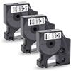 Pristar Nastro per etichette Compatibile con Dymo D1 40913 S0720680 Nero su Bianco 9 mm x 7 m per Dymo LabelManager 160 PNP 210D 360D 280 420P 500TS 640CB Labelpoint 250 150 100 200 LM160 LM280