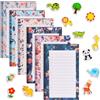 AUAUY 6 Pezzi Blocco Note Magnetico, To Do List Magnetica Frigo con 12 Calamite Frigo Magnetico, Shopping List Magnetica, Lista Della Spesa da Appendere, 15 x 8,9cm, 50 Fogli per Blocco