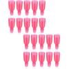 Mediawave Store Kit 20 pz Clip Rimuovi Gel e Semipermanente 3422 per Unghie Nail Art Corallo