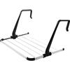 Mediawave Store Stendibiancheria da Balcone Termosifone 54cm in Alluminio e Staffe Regolabili