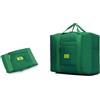 Mediawave Store 2791 Borsone bagaglio a mano pieghevole impermeabile con supporto da trolley Verde