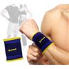 Mediawave Store 99049 Fascia elastica DUNLOP polsiera sollievo infiammazioni supporto polso XL