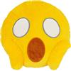 Mediawave Store 557315A Cuscino emoji viso che urla dalla paura colore giallo ø 30 cm circa
