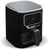 Mediawave Store Friggitrice ad Aria 1600W JCFA-501AP Capacità 7.5 lt 200° con Vetro Trasparente Nero