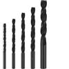 Mediawave Store 5pz Set di Punte per Trapano per Ferro Elicoidali Universali da 4,5,6,8,10mm