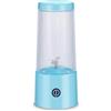 Mediawave Store Mini Spremiagrumi Portatile Ricaricabile Estrattore Mixer Frullatore da 300ml Azzurro