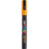 Posca uni-ball 186515 - Marcatore POSCA con punta tonda fine, arancione scuro