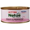 Natua Cat Natural Classic Jelly Kitten Pollo con Prosciutto Lattina 85g
