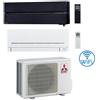 Mitsubishi Climatizzatore Condizionatore Mitsubishi Kirigamine Style Nero più MSZ-AP Wifi Dual Split R32 Inverter 12000 + 9000 BTU con U.E. MXZ-2F42VF NOVITÁ Classe A+++/A++