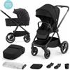 KinderKraft - Kinderkraft Passeggino Duo Nea Midnight Black