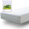 Tural Fodera per materasso 90x200cm Singolo Antiacaro Certificato Oeko-TEX Traspirante impermeabile con cerniera