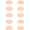 Fockety 10PCS Silicone morbido flessibile 3D bocca aperta facile applicare colore tatuaggio pratica labbra altamente riproducibile modello portatile labbra in silicone (Colore della pelle chiaro)
