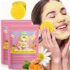Generic 2pack Tamponi Detergenti all'acido Cogico Curcuma, Turmeric Kojic Acid Exfoliating Cleansing Pads, Schiarente Idratante, Riduce l'acne e le Macchie Scure e Pulisce la Pelle