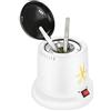 YUYTE Sterilizzatore Esteticasterilizzatore estetica, Scatola ad alta temperatura, strumento per nail art per trucco in metallo con sabbia al quarzo(02)