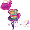 Polly Pocket Cofanetto Grande Flamingo Party, Playset Con Micro Margot, Micro Bambole, Plug And Play, 26 Accessori, Regalo Per Bambini Da 4+ Anni, Hgc41