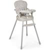 Innovaciones Ms INNOVACIONES Seggiolone Pappa Alzasedia BELLY GRIGIO