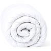 Amazinggirl Piumino letto matrimoniale o singolo 200x135 cm - trapunta estivo et piumone leggera bianco caldo in microfibra Plumino 135 x 200 cm