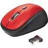 TRUST 19522 YVI WIRELESS MOUSE ROSSO