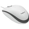 LOGITECH M100 BIANCO MOUSE OTTICO USB CAVO 180CM 1000DPI 90G