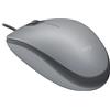 LOGITECH M110 GRIGIO MOUSE OTTICO SILENT CAVO 180CM 1000DPI 85G