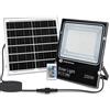 Aigostar Faro Led 200W Nero con pannello solare IP66 RGB Dimmerabile con telecomando e crepuscolare Aigostar