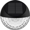 Aigostar Applique Led 2W Nero con pannello solare IP44 RGB con sensore crepuscolare Aigostar