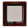 Cat Mate Gattaiola con chiusura a 2 vie, con rivestimento per porta fino a 50 mm (234), porta sicura con serratura per gatti di piccole e medie dimensioni, per UPVC, legno e pareti, marrone