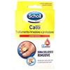 Scholl Cerotto Callifugo Trattamento Rimozione/Protezione Calli 4 cerotti Idrorepellenti + 4 Dischetti Callifughi
