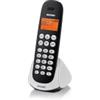 Brondi Adara (Nero/Bianco) - Telefono Cordless - Vivavoce - Sveglia