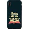 Escape Through Stories I libri sono la mia fuga leggendo citazione Custodia per iPhone XS Max