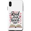 MaPaNoLi Design Leggi il tuo cuore - Simpatico amante dei libri Custodia per iPhone XS Max
