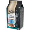 Sheba Délices Du Jour in Salsa Cat Busta Multipack 6x50G SALMONE TONNO TROTA