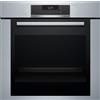 Bosch Forno Elettrico da Incasso Ventilato Multifunzione con Grill e Funzione Pizza 74 Litri 60 cm Classe A colore Inox - HBA372BS0