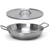BALLARINI Tegame a Induzione in Acciaio Inox 2 Manici Utilizzabile in Forno cm 32 - Serie 9200