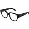 BOTTEGA VENETA Occhiale da vista Bottega Veneta BV1289O col. 001 black black transparent